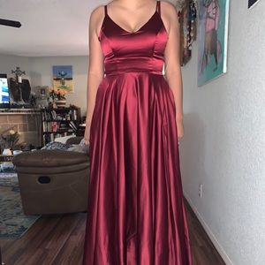 Red Prom Dress, Brand New, Never Worn